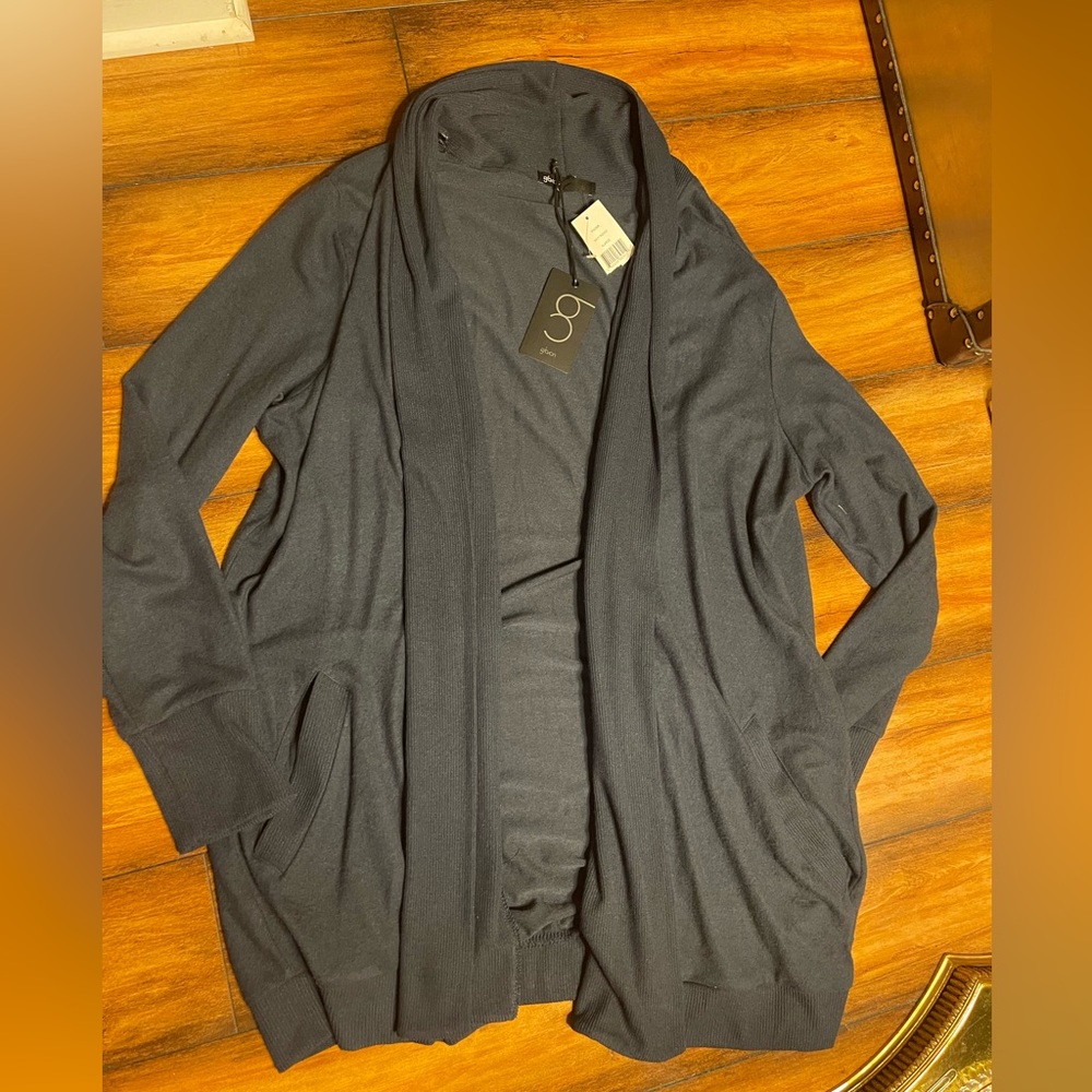 Women’s blue cardigan